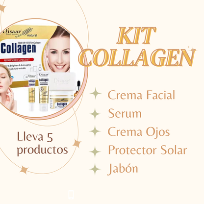 KIT PREMIUN COLLAGEN 5 EN 1 ANTI-ARRUGAS