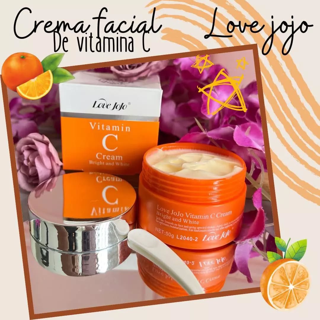 COMBO CREMA ANTIARRUGAS VITAMINA C LOVE JOJO Y LAVADO FACIAL DE REGALO