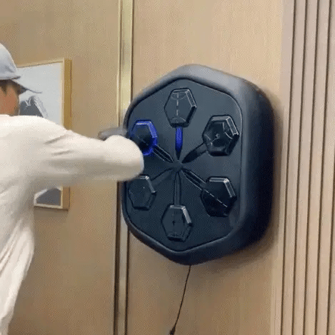 Máquina de Boxeo Musical Inteligente De 6 Puntos con Bluetooth y Luces LED