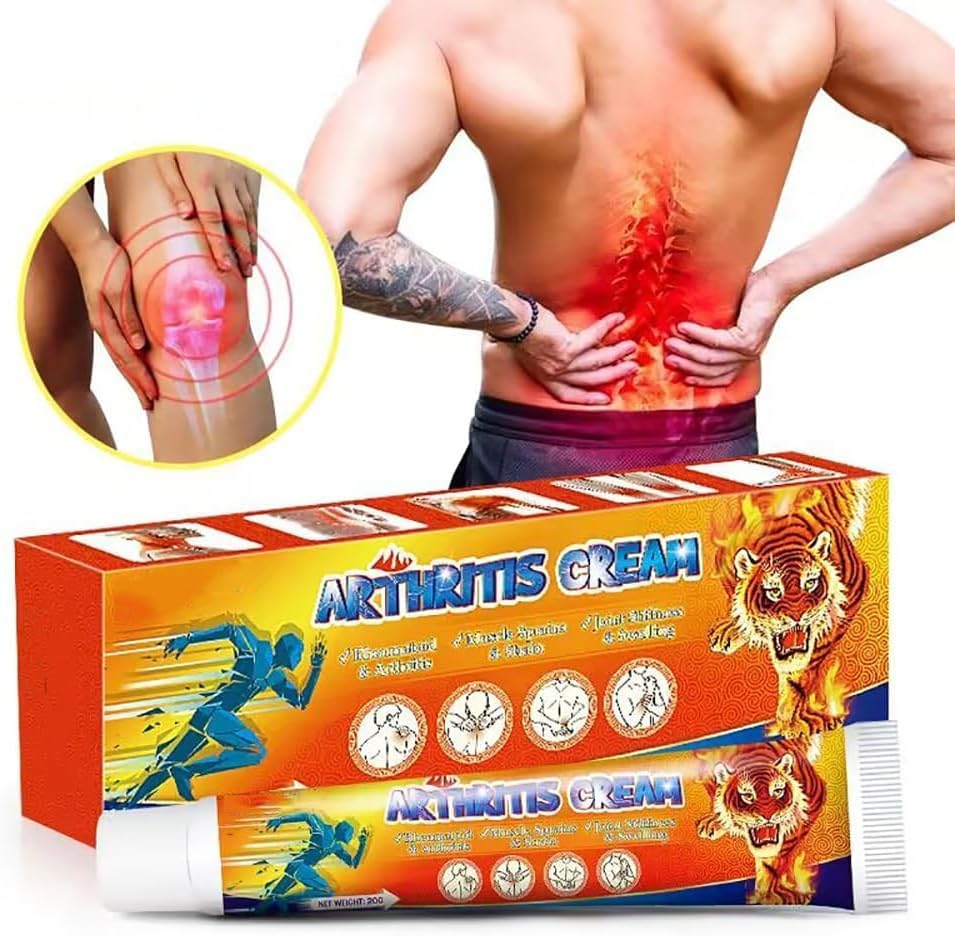 Crema para la artritis Alivio para cuello, pies, espalda, rodilla y más