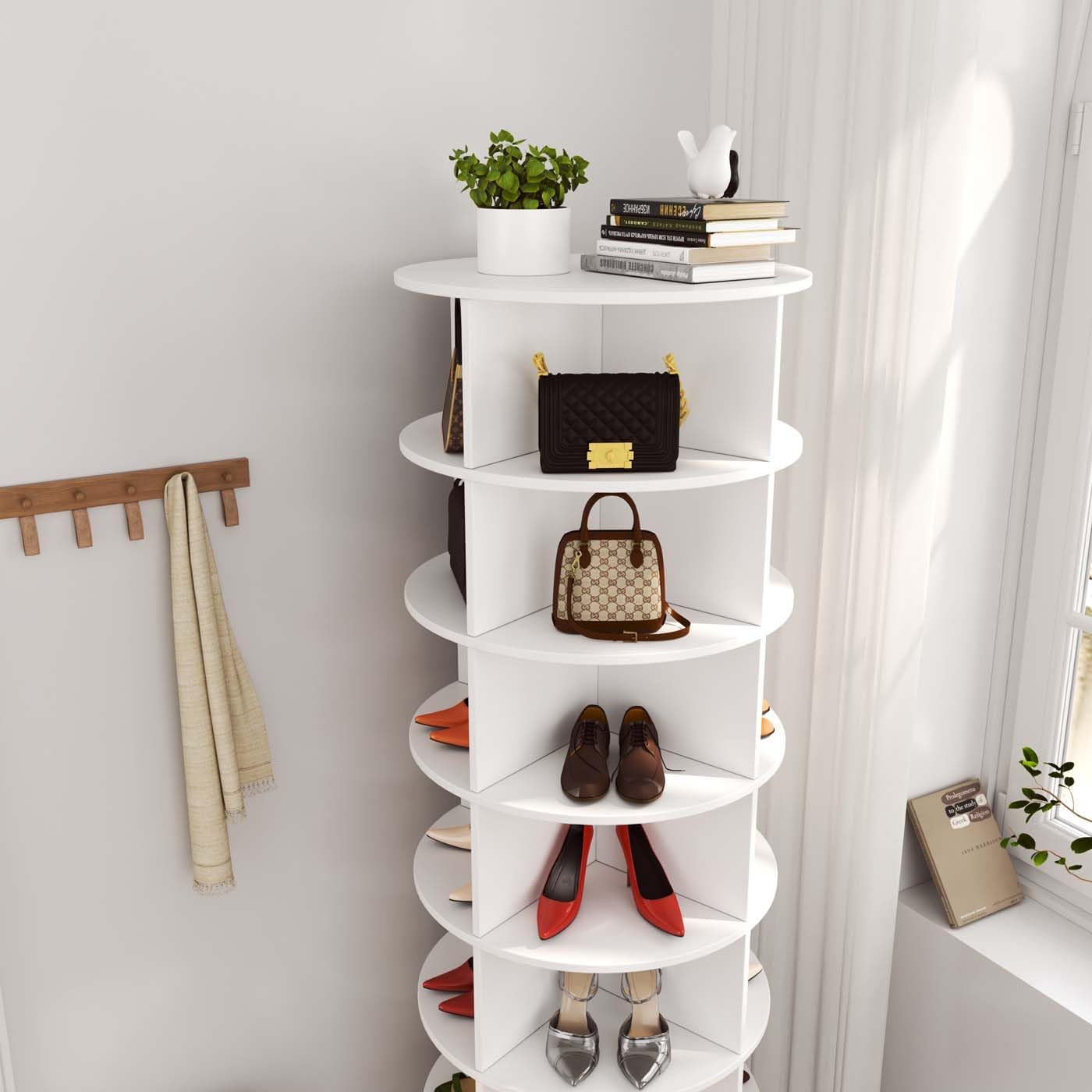 Zapatera Giratoria 360 SpinTidy™ | CABEN MÁS DE +35 PARES DE ZAPATOS
