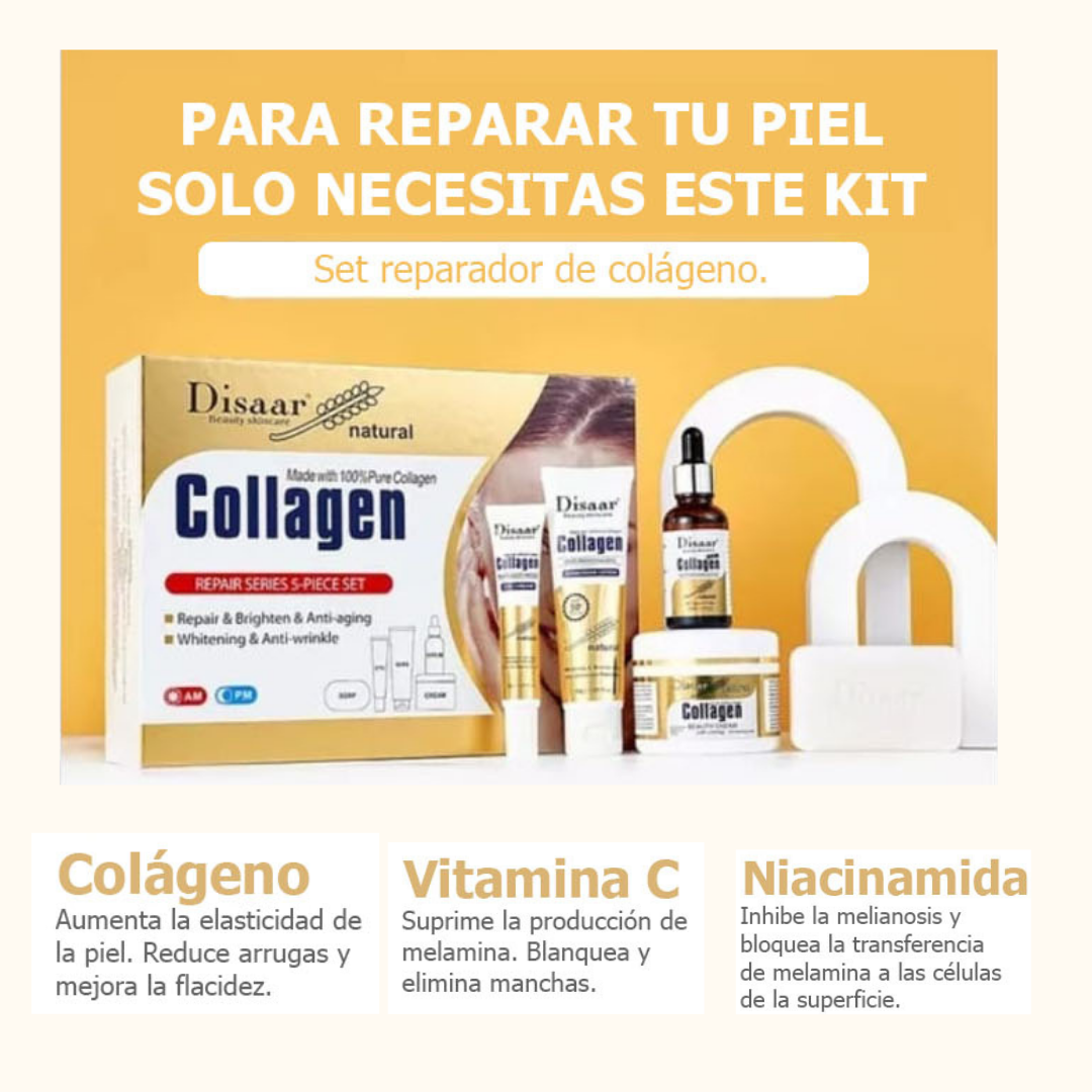 KIT PREMIUN COLLAGEN 5 EN 1 ANTI-ARRUGAS