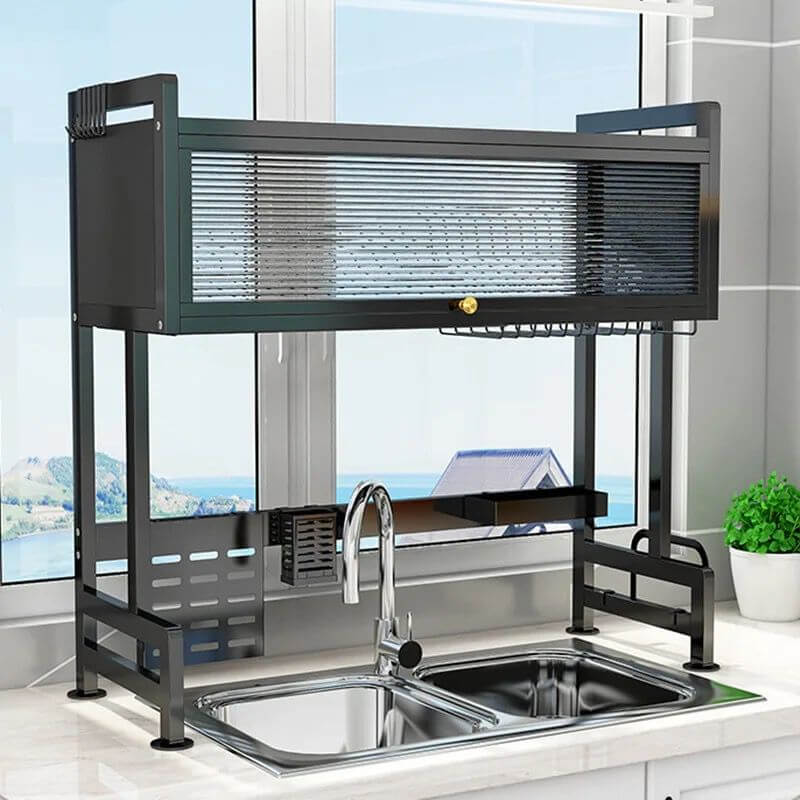 Escurridor y Organizador de platos de Acero 85cm