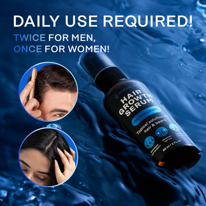 Minoxidil para el crecimiento del cabello