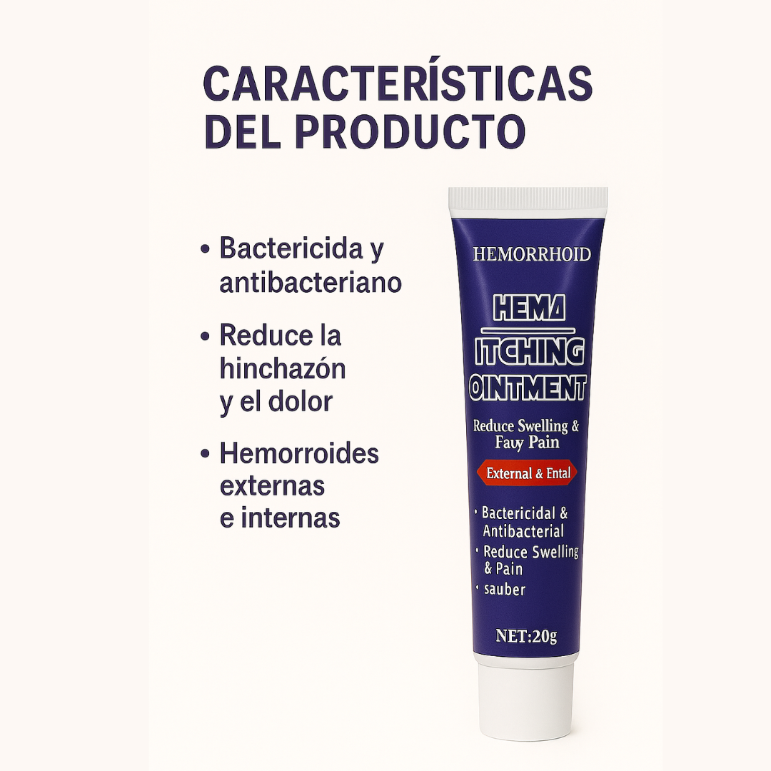 Gel Antihemorroides Natural™– Alivio Rápido y Efectivo (Tratamiento para Las Hemorroides)