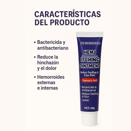 Gel Antihemorroides Natural™– Alivio Rápido y Efectivo (Tratamiento para Las Hemorroides)