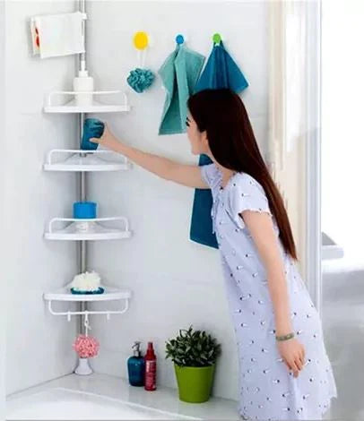 COMBO ORGANIZADOR PARA BAÑO (ESQUINERO + ORGANIZADOR)