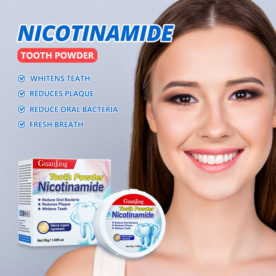 POLVO DENTAL BLANQUEADOR NICOTINAMIDE  PAGA UNO LLEVA DOS