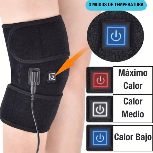 Rodillera Térmica Masajeador Alivia Dolor De Articulación