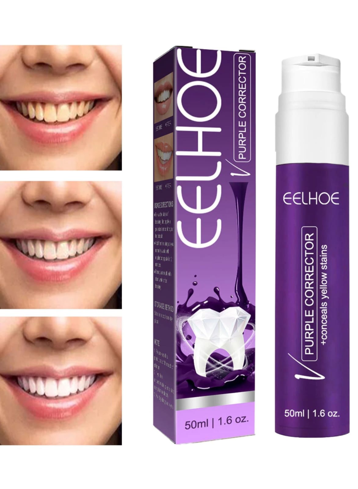 PURPLE CORRECTOR DIENTES BLANCOS