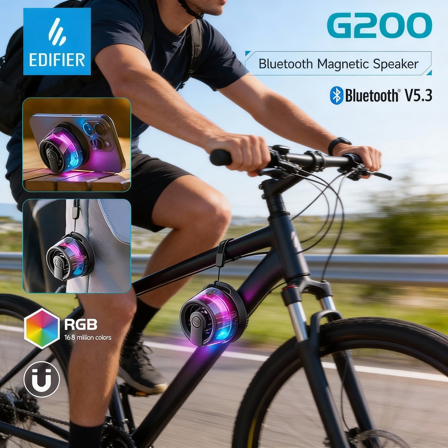 Bocina parlante magnética para celular G200