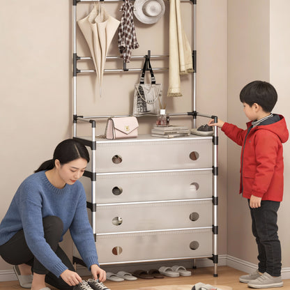 Zapatera Perchero con tapas