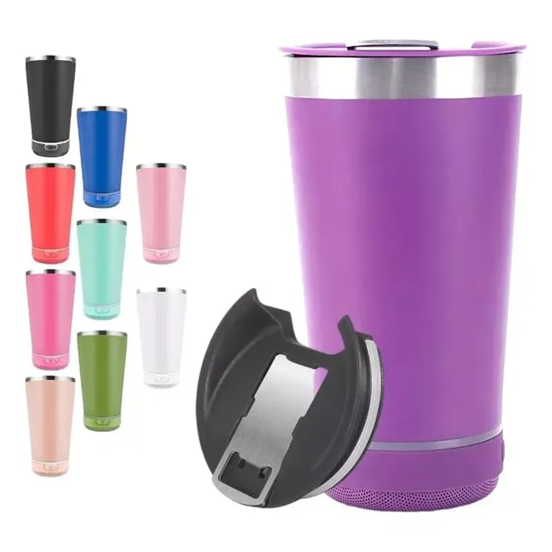 Vaso inteligente con parlante Bluetooth integrado 🔊☕